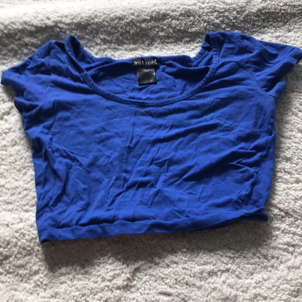 Wet seal crop top